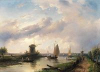 Leickert Charles A Summer S Day In Holland
