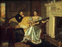 Leighton Edmund Blair Say What Shall Be The Burden Of My Song 1881