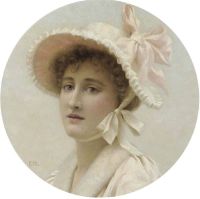 Leighton Edmund Blair The Pink Bonnet