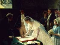 Leighton Edmund Blair The Wedding Register canvas print