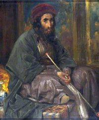 Leighton Frederic Ein persischer Hausierer 1852 Leinwanddruck