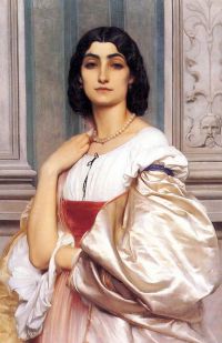 Leighton Frederic A Roman Lady 1858 59