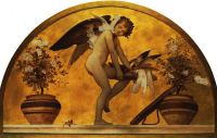 Leighton Frederic Cupid And Doves canvas print