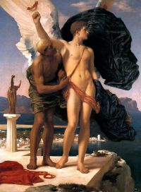 Leighton Frederic Daedalus And Icarus Ca. 1869 canvas print