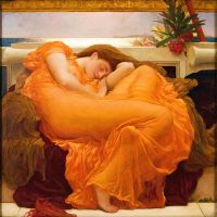 Leighton Frederic Flaming June 1895 canvas print