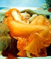 Leighton Frederic Flaming June 1895 1 canvas print