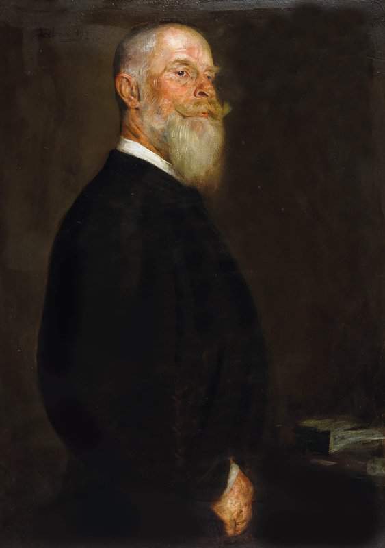 Lenbach Franz Seraph Von Portrait Of A Gentleman With White Beard canvas print