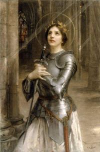 Lenoir Charles Amable Joan Of Arc canvas print