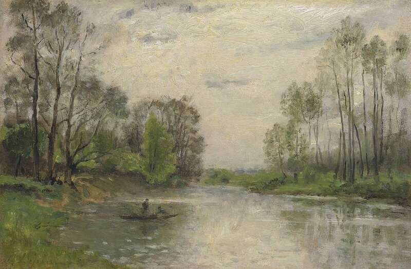 Lepine Stanislas Les Bords De La Marne Ca. 1878 82 canvas print