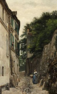 Lepine Stanislas Montmartre. La Rue St. Vincent
