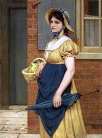 Leslie George Dunlop Sally In Our Alley 1882 canvas print