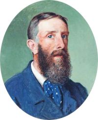 ليزلي جورج دنلوب بورتريه ذاتي 1882
