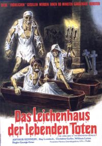 Let Sleeping Corpses Lie 독일 영화 포스터 캔버스 인쇄