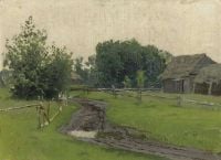 Levitan Isaac Ilyich Village Road 1880s
