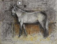 Levy Dhurmer Lucien Hebron In His Stable canvas print