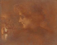 Levy Dhurmer Lucien Portrait D Isolde 1899