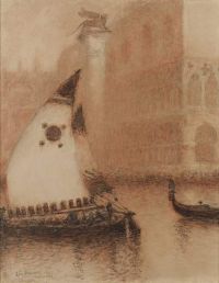 Levy Dhurmer Lucien Venice 1925 canvas print