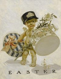 Leyendecker Joseph Christian Easter Baby 1909