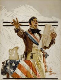Leyendecker Joseph Christian When In The Course Of Human Events canvas print
