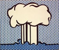 Lichtenstein Atomlandschaft Leinwanddruck