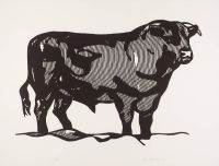 Lichtenstein Bull 1 ​​Leinwanddruck