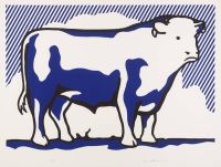 Lichtenstein Bull 2 canvas print