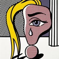 Lichtenstein meisje met tranen 3