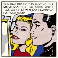 Lichtenstein Masterpiece - 1962 canvas print