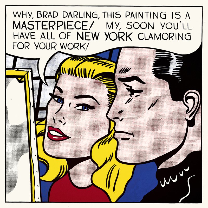 Tableaux sur toile, reproduction de Lichtenstein Masterpiece - 1962