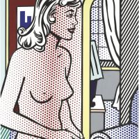 Lichtenstein desnuda en el apartamento