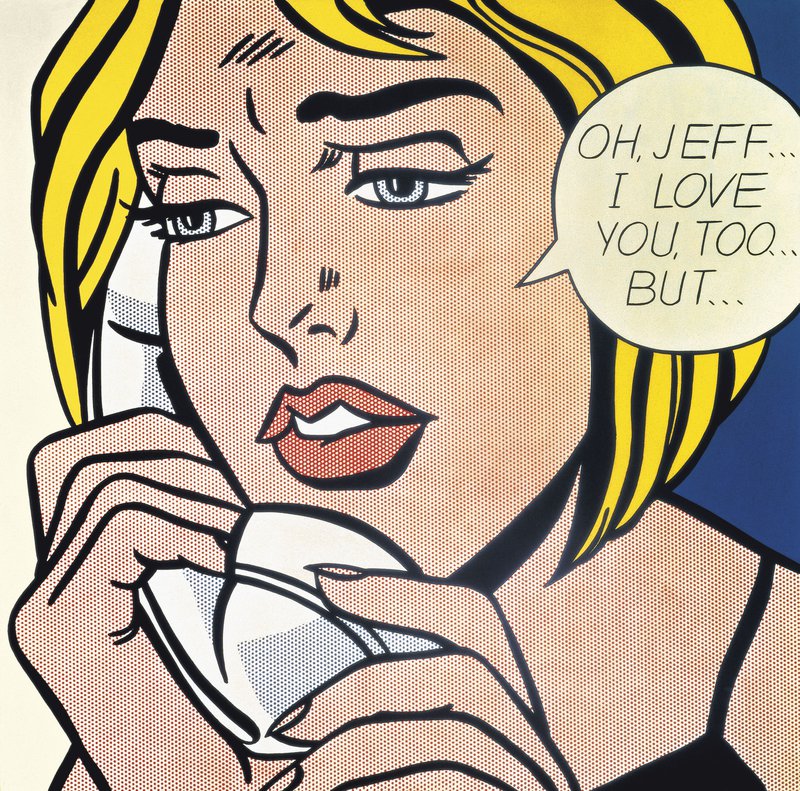 Tableaux sur toile, reproduction de Lichtenstein Oh-jeff...