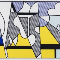 Lichtenstein Roy Lichtenstein Koe gaat abstract