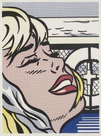 Lichtenstein Shipboard Girl canvas print