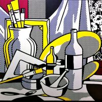 Bodegón de Lichtenstein con paleta