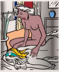 Lichtenstein Two Nudes canvas print