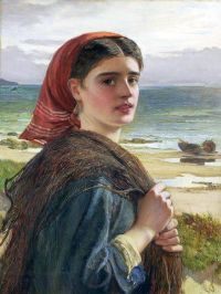 Lidderdale Charles Sillem A Fisher Girl 1865
