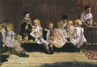 ليبرمان ماكس كلينكيندرسشولي في أمستردام 1879 80 لوحة قماشية