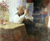 Liljefors Bruno Porträt des Vaters 1884