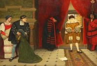 Linton James Dromgole The Petition Interior View Of Henry Viii With Courtiers canvas print