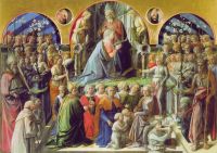Lippi Fillipi Coronation Of The Virgin canvas print
