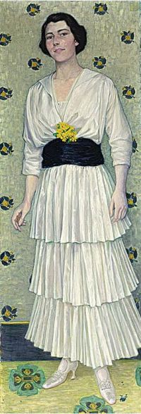 List Wilhelm A Portrait Of Mevrouw Nijhoff Seldorff canvas print