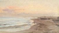 Locher Carl Sunset Over Skagen canvas print