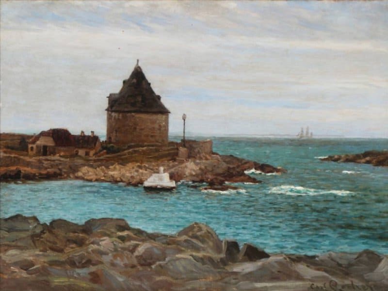 Locher Carl View From Frederikso Bornholm canvas print