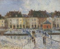 Loiseau Gustave The Port Of The Dieppe Fish Shop 1903