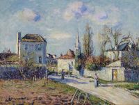 Loiseau Gustave Le Village de Mareil 1911
