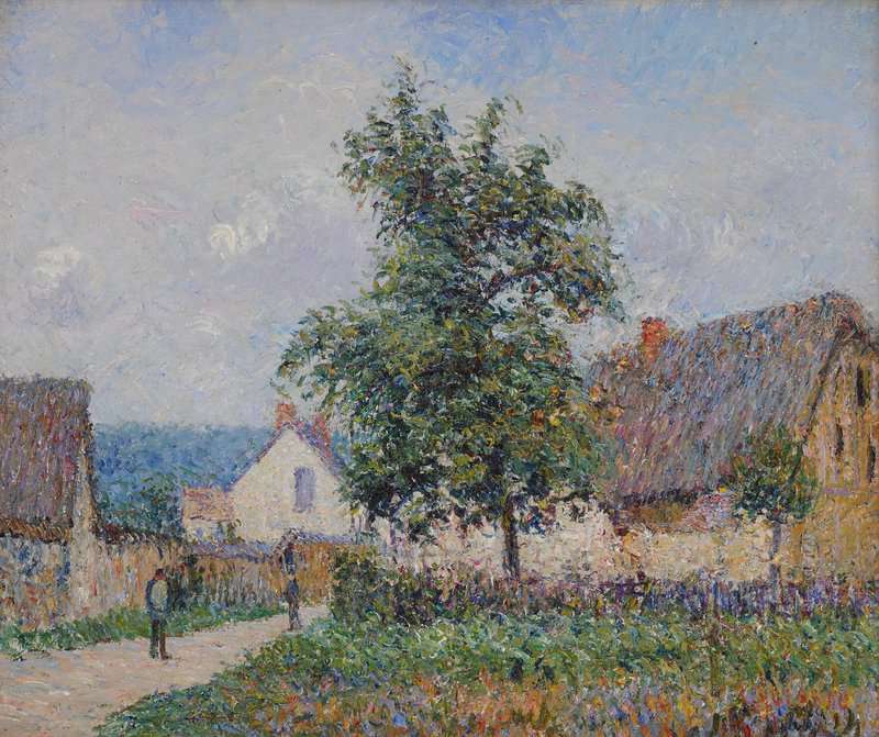 Loiseau Gustave Petite Ferme Au Vaudreuil Temps Gris Ca. 1902 canvas print