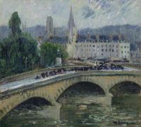 Loiseau Gustave Rouen Die Corneille-Brücke ca. 1927