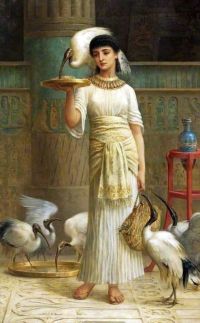 Long Edwin Alethe Attendant Of The Sacred Ibis 1888 canvas print