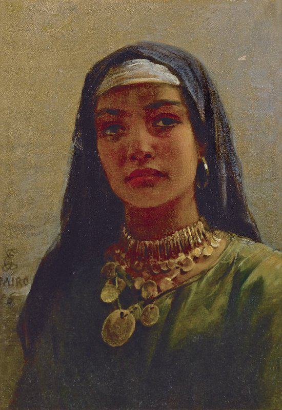 Long Edwin Egyptian Beauty 1875 canvas print
