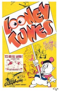 Looney Tunes Its An Ill Wind 1939 영화 포스터 캔버스 프린트